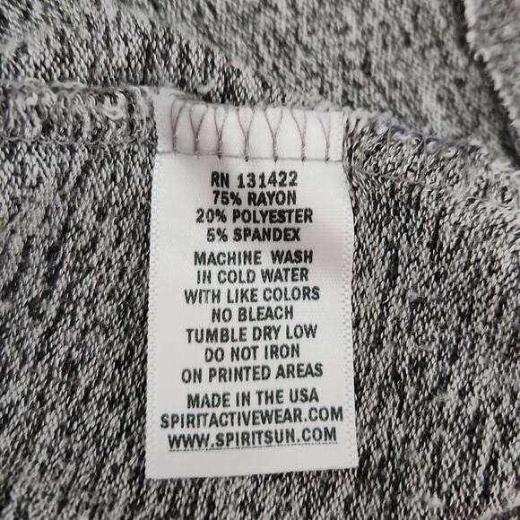 Spirit Jersey Women's Gray Heathered Long Sleeve Sweater Size XL Baltimore - Picture 6 of 7